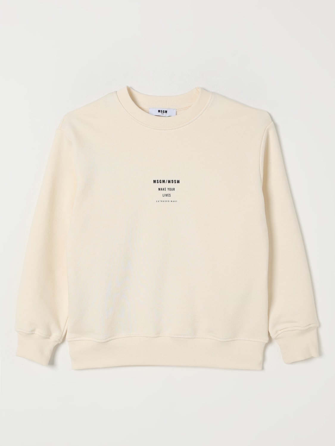 MSGM KIDS JERSEY: Jersey niños MSGM Kids, Blanco - Img 1