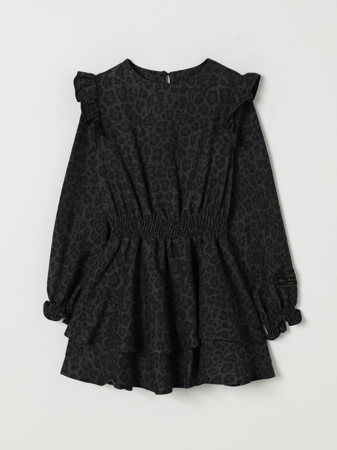 MSGM KIDS KLEID: Kleid kinder MSGM Kids, Grau - Img 1