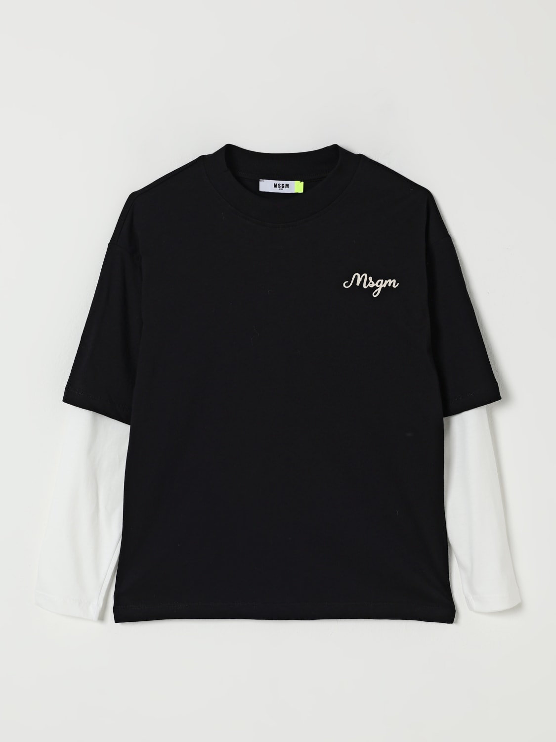 MSGM KIDS T恤: T恤 儿童 MSGM Kids, 黑色 - Img 1