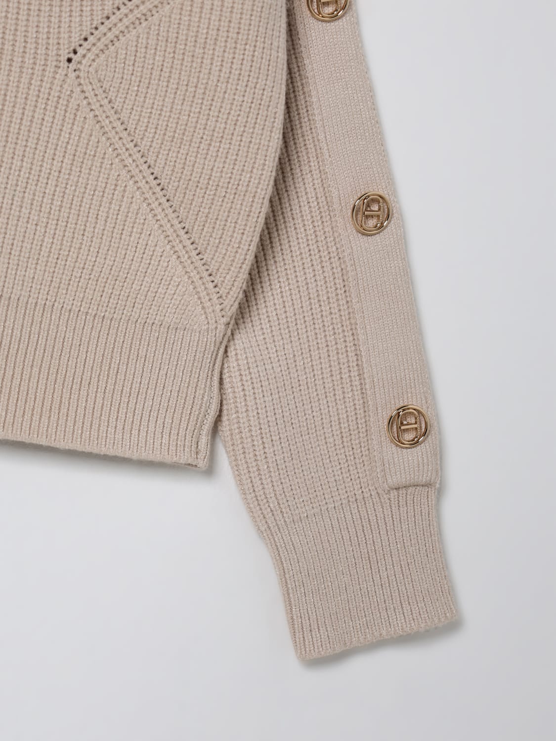 TWINSET SWEATER: Sweater kids Twinset, Biscuit - Img 3