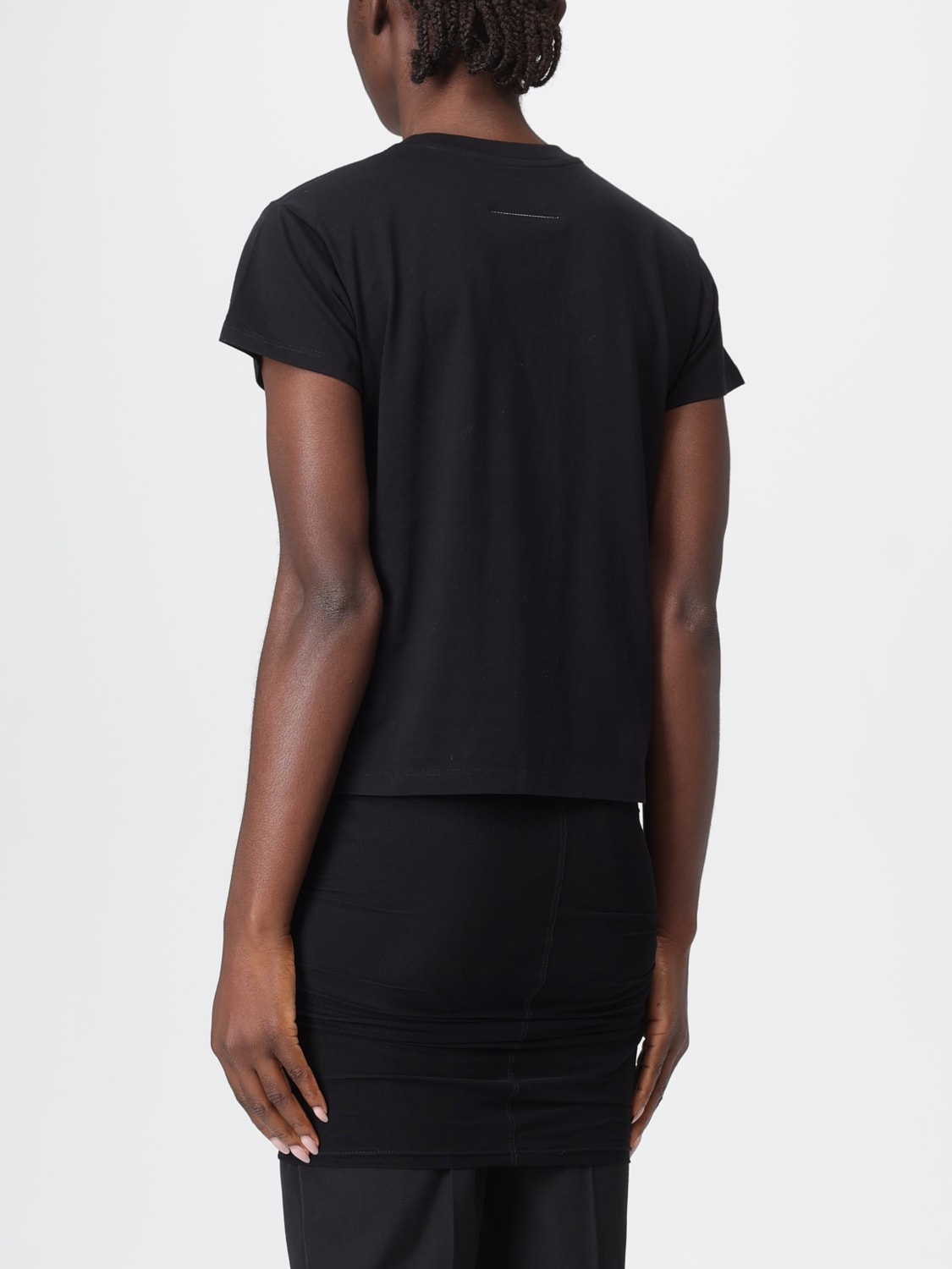 MM6 MAISON MARGIELA T-SHIRT: T-shirt woman Mm6 Maison Margiela, Black - Img 3