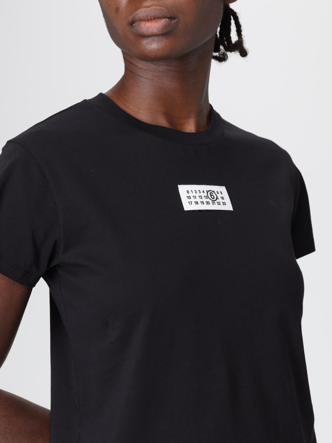 MM6 MAISON MARGIELA T-SHIRT: T-shirt woman Mm6 Maison Margiela, Black - Img 5