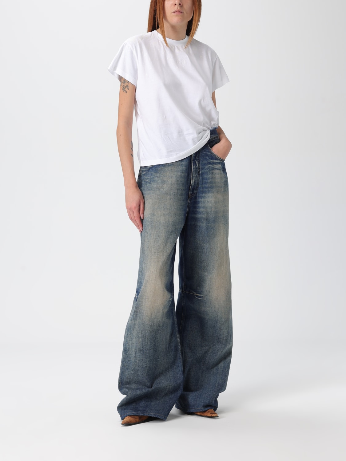MM6 MAISON MARGIELA JEANS: Jeans woman Mm6 Maison Margiela, Blue - Img 2