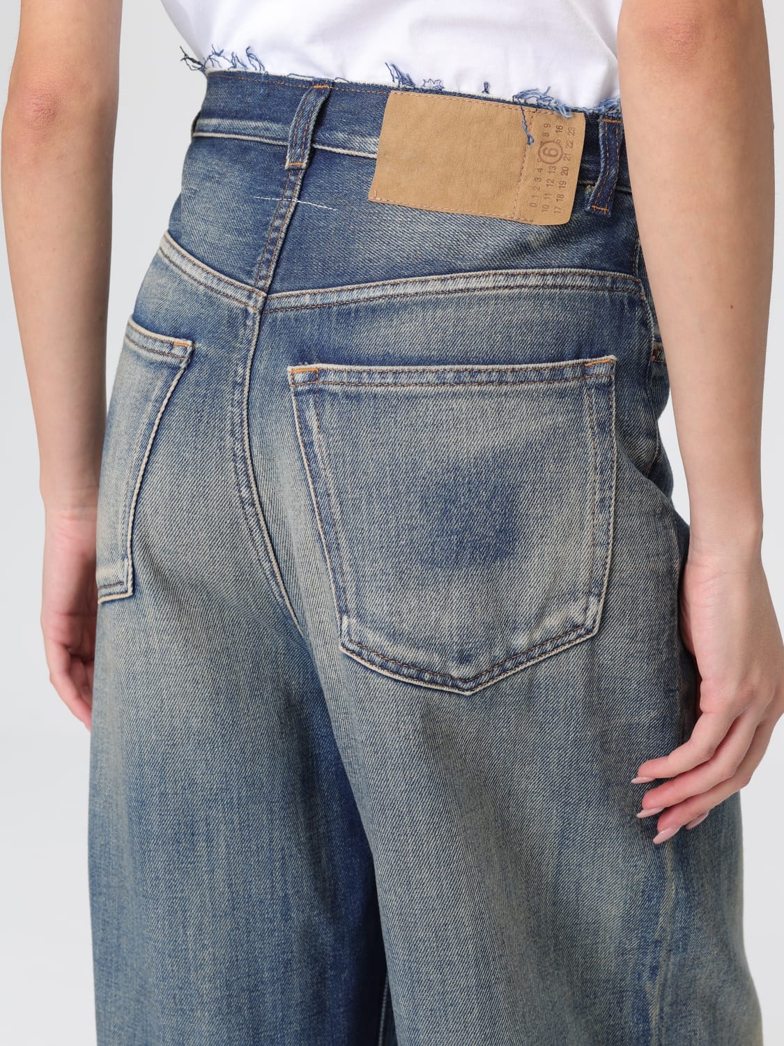 MM6 MAISON MARGIELA JEANS: Jeans woman Mm6 Maison Margiela, Blue - Img 5