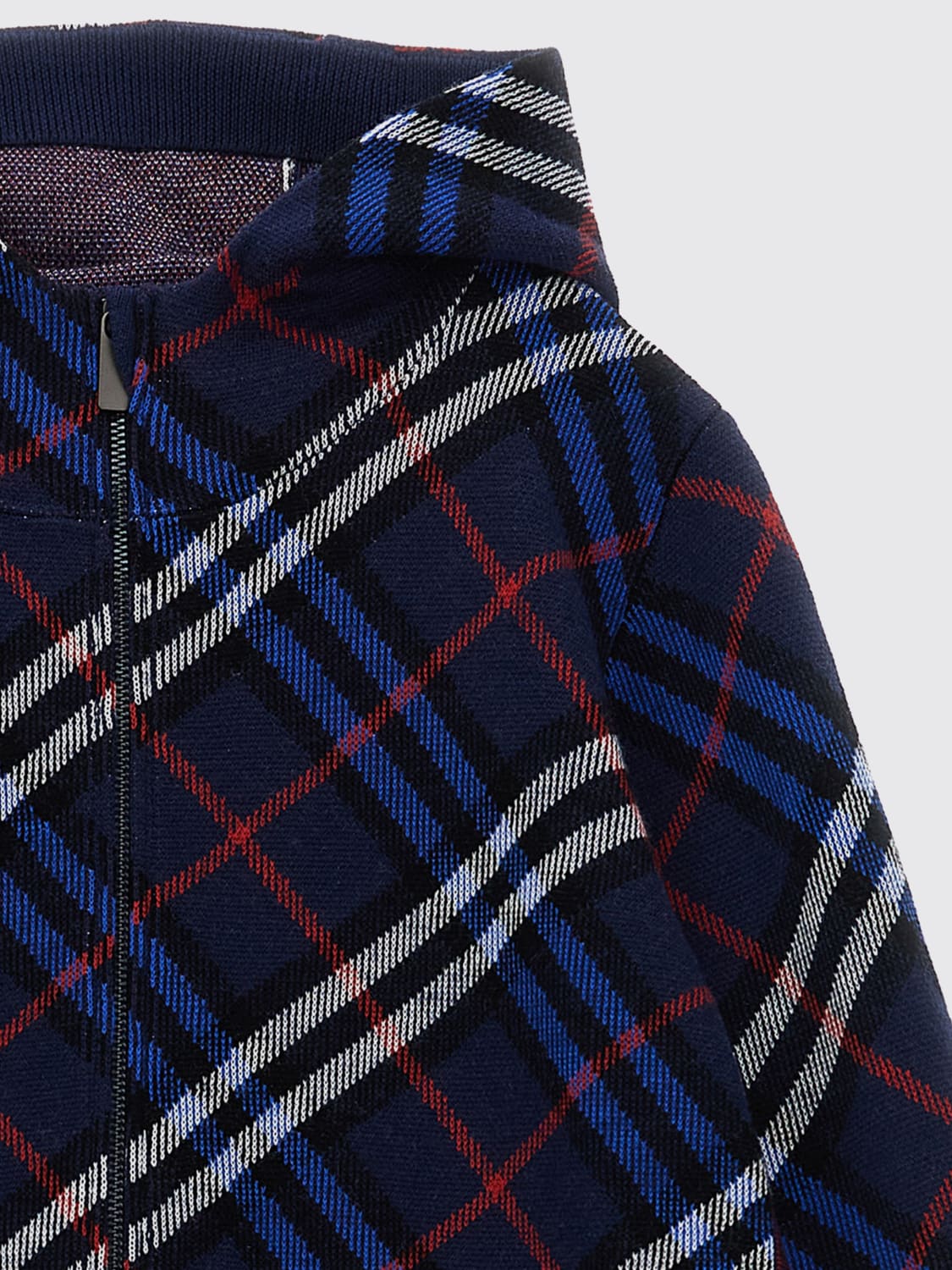 BURBERRY SWEATER: Jacket kids Burberry, Multicolor - Img 3