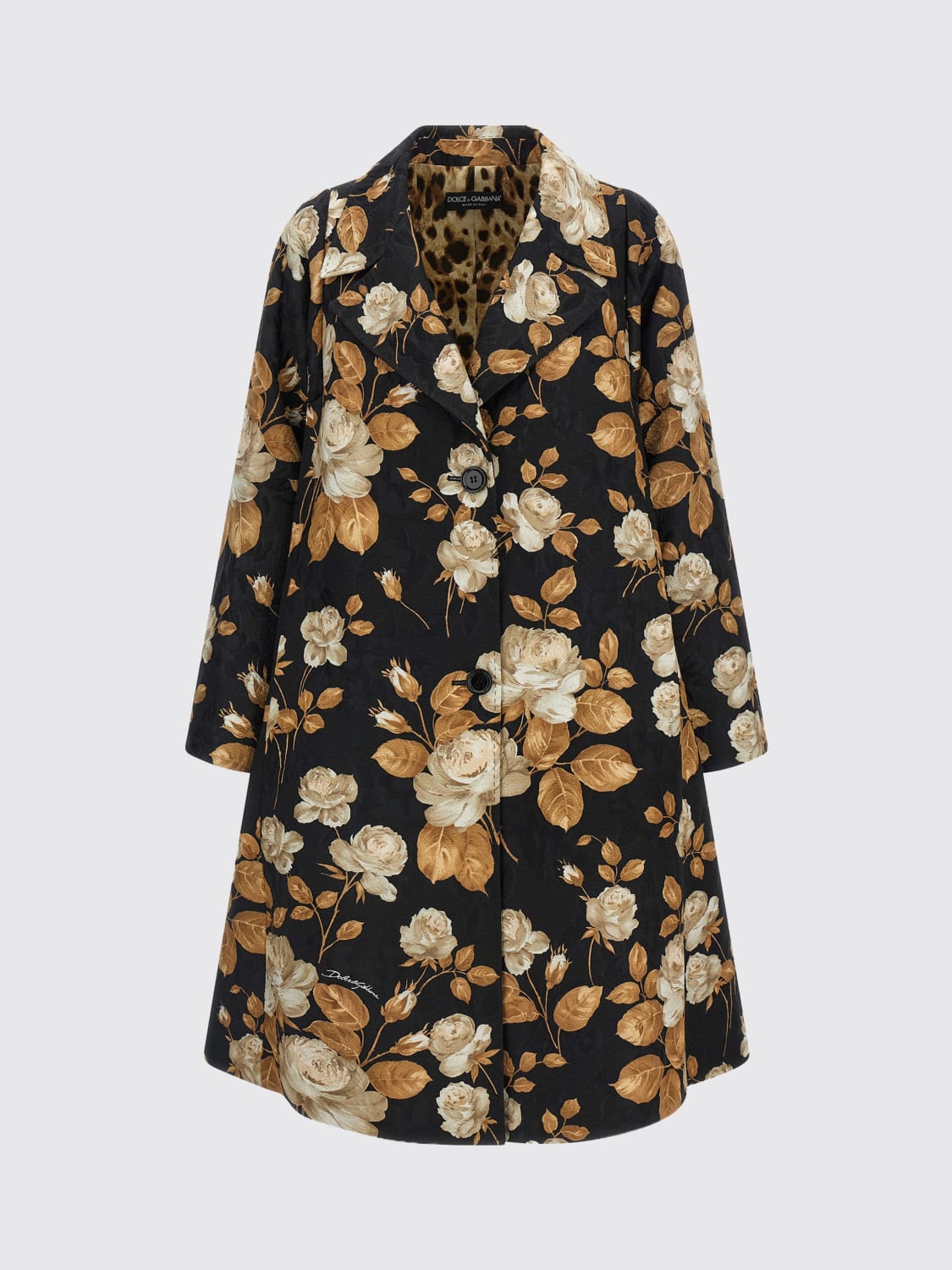 DOLCE & GABBANA COAT: Trench coat woman Dolce & Gabbana, Multicolor - Img 1