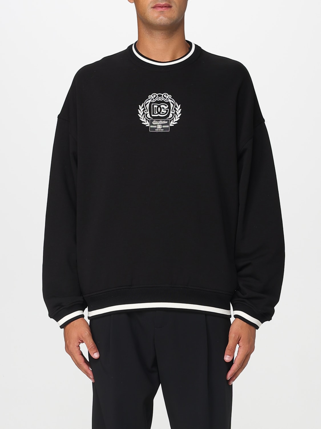 DOLCE & GABBANA SWEATSHIRT: Sweatshirt men Dolce & Gabbana, White - Img 1