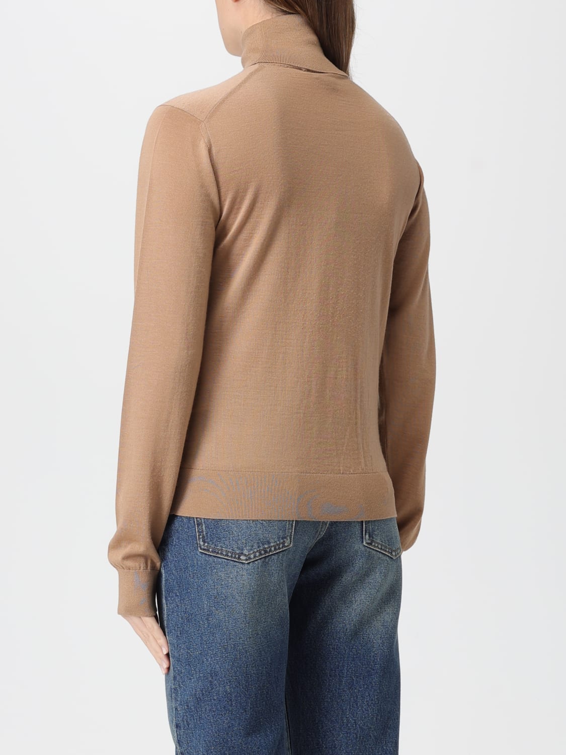 DOLCE & GABBANA MAGLIA: Maglia a dolcevita in cashmere Dolce & Gabbana, Beige - Img 3