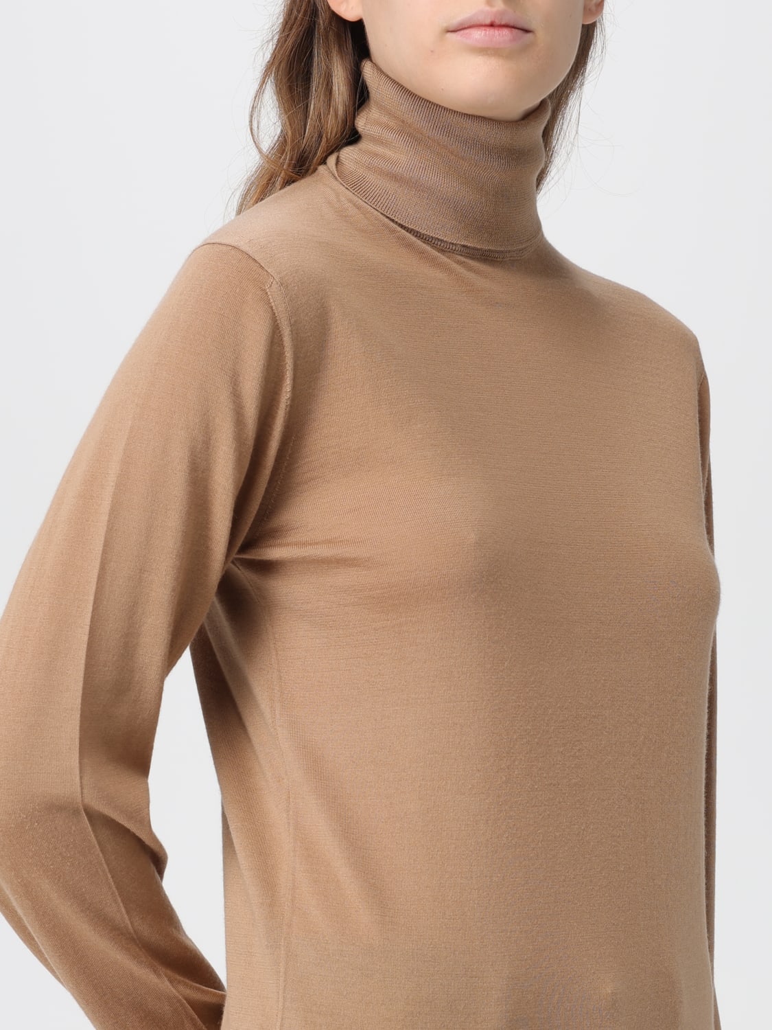 DOLCE & GABBANA MAGLIA: Maglia a dolcevita in cashmere Dolce & Gabbana, Beige - Img 5