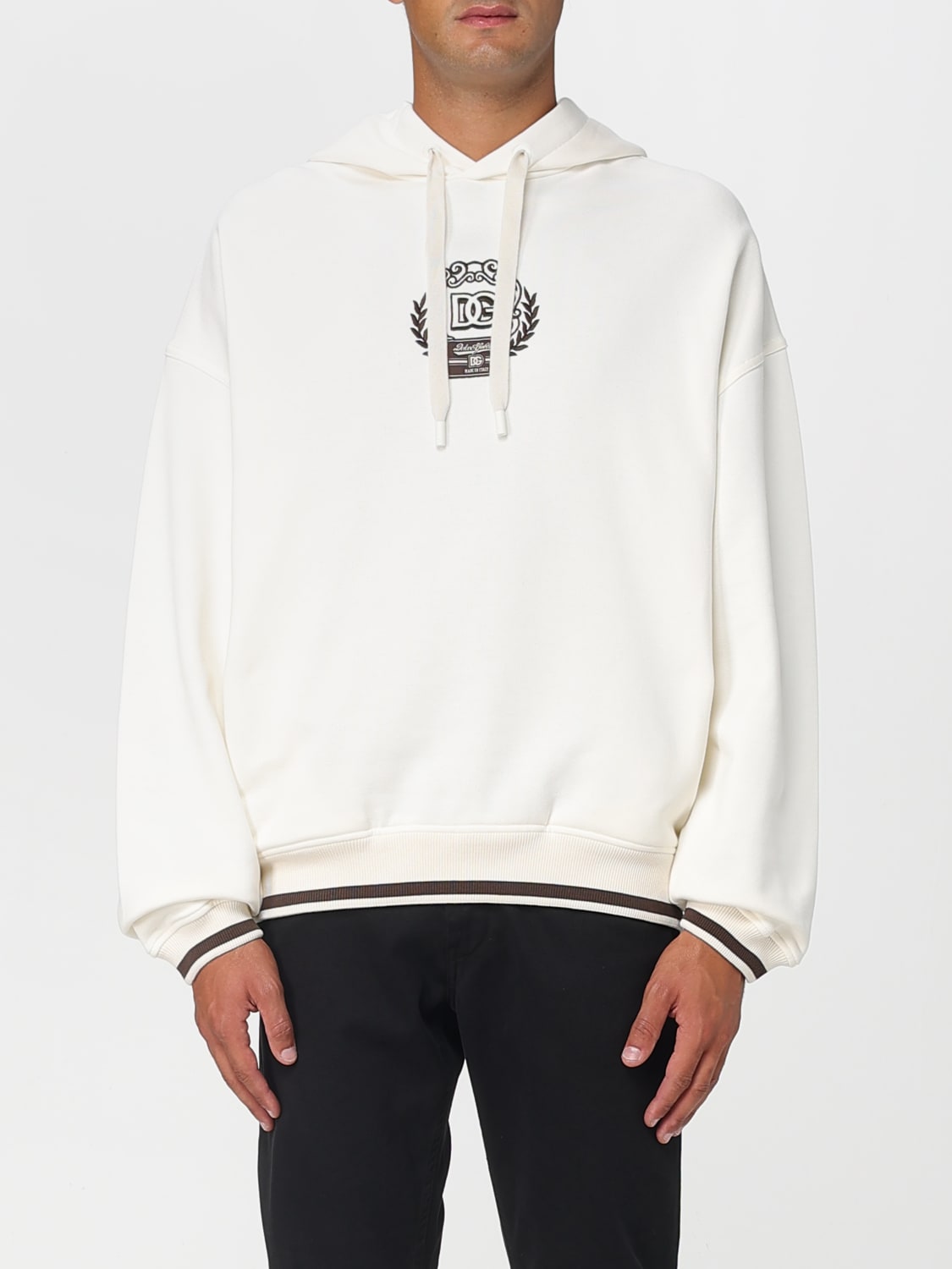 DOLCE & GABBANA SWEATSHIRT: Sweatshirt men Dolce & Gabbana, White - Img 1