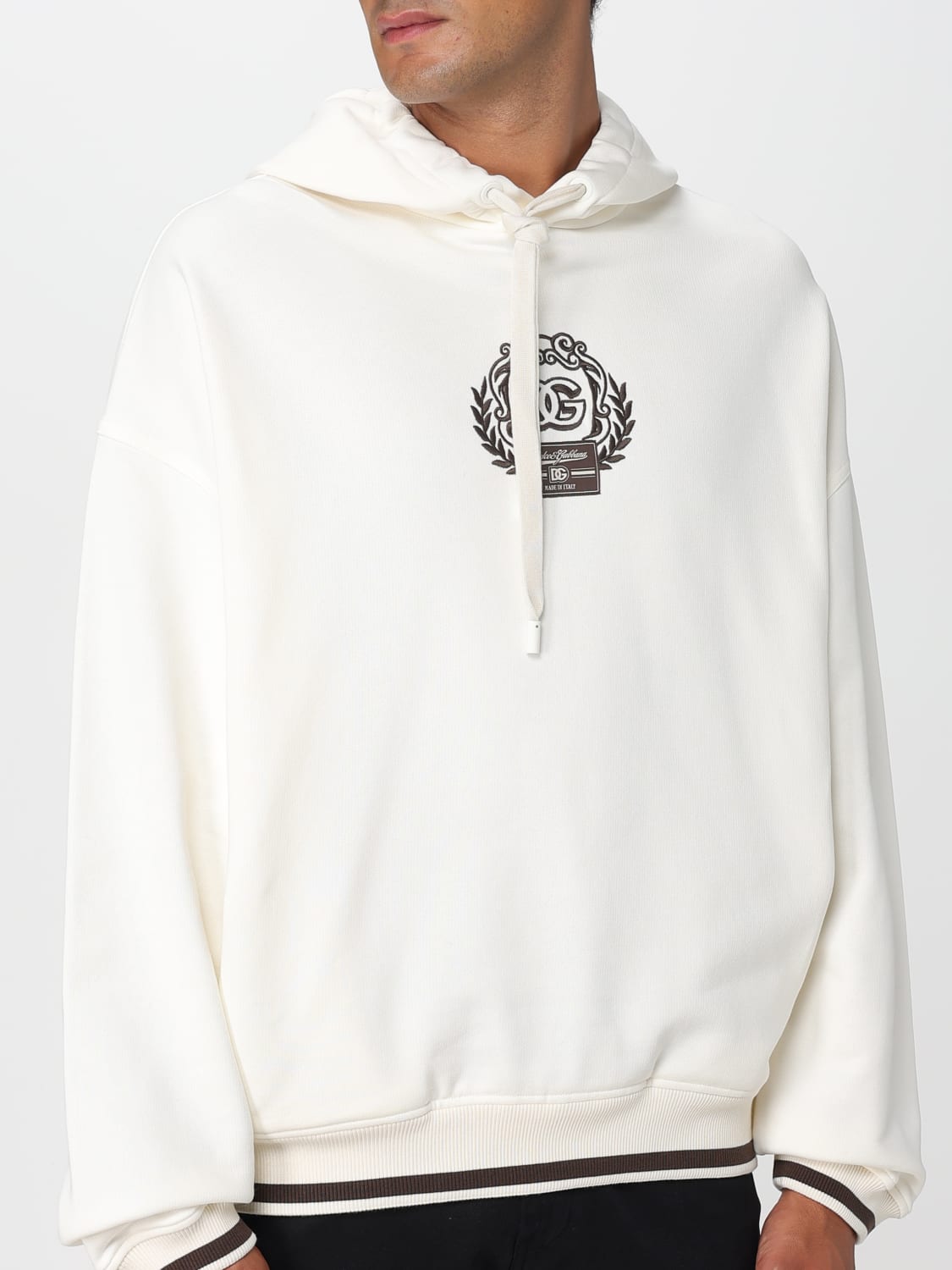 DOLCE & GABBANA SWEATSHIRT: Sweatshirt men Dolce & Gabbana, White - Img 5