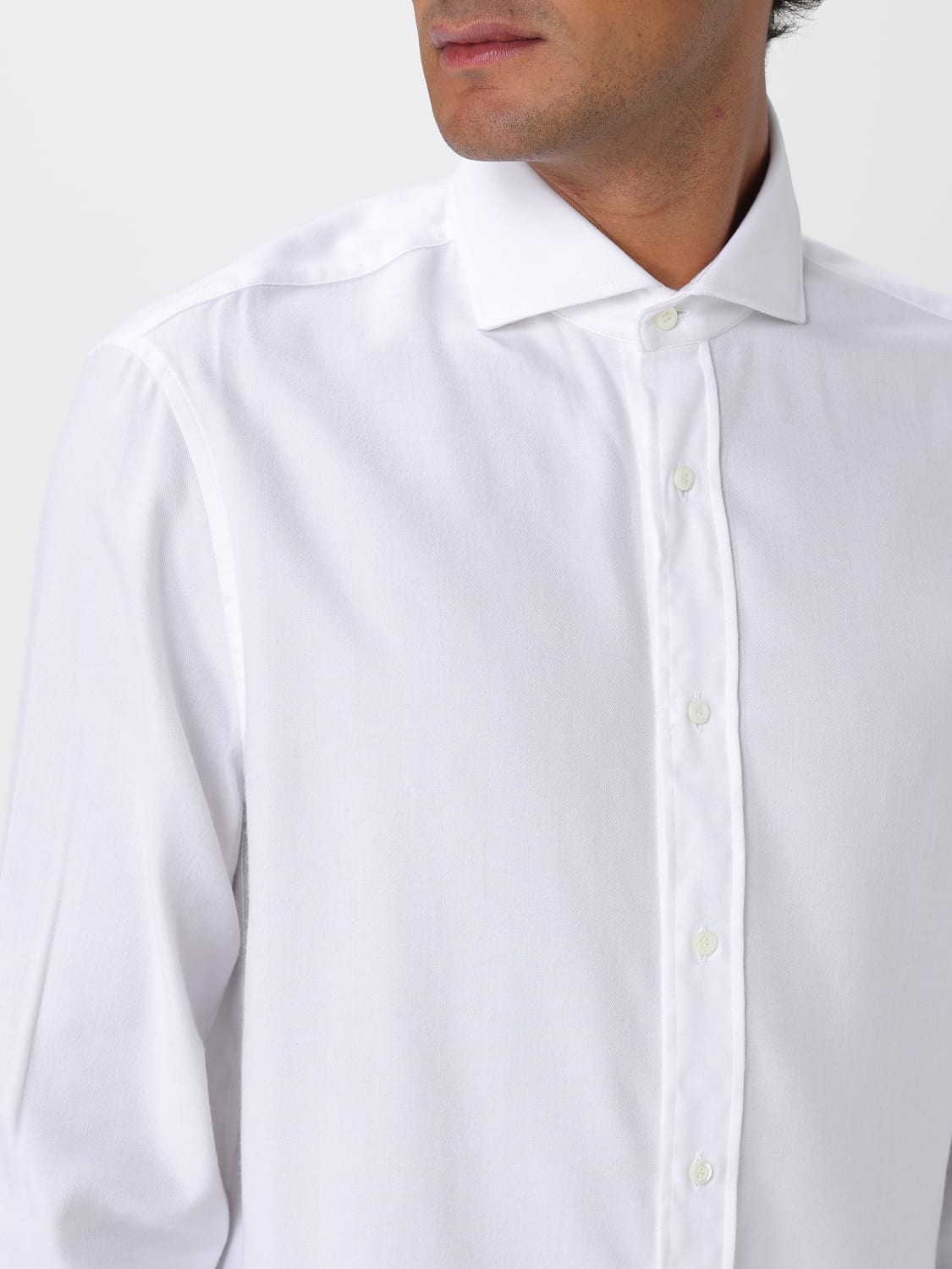 BRUNELLO CUCINELLI CAMISA: Camisa hombre Brunello Cucinelli, Blanco - Img 5