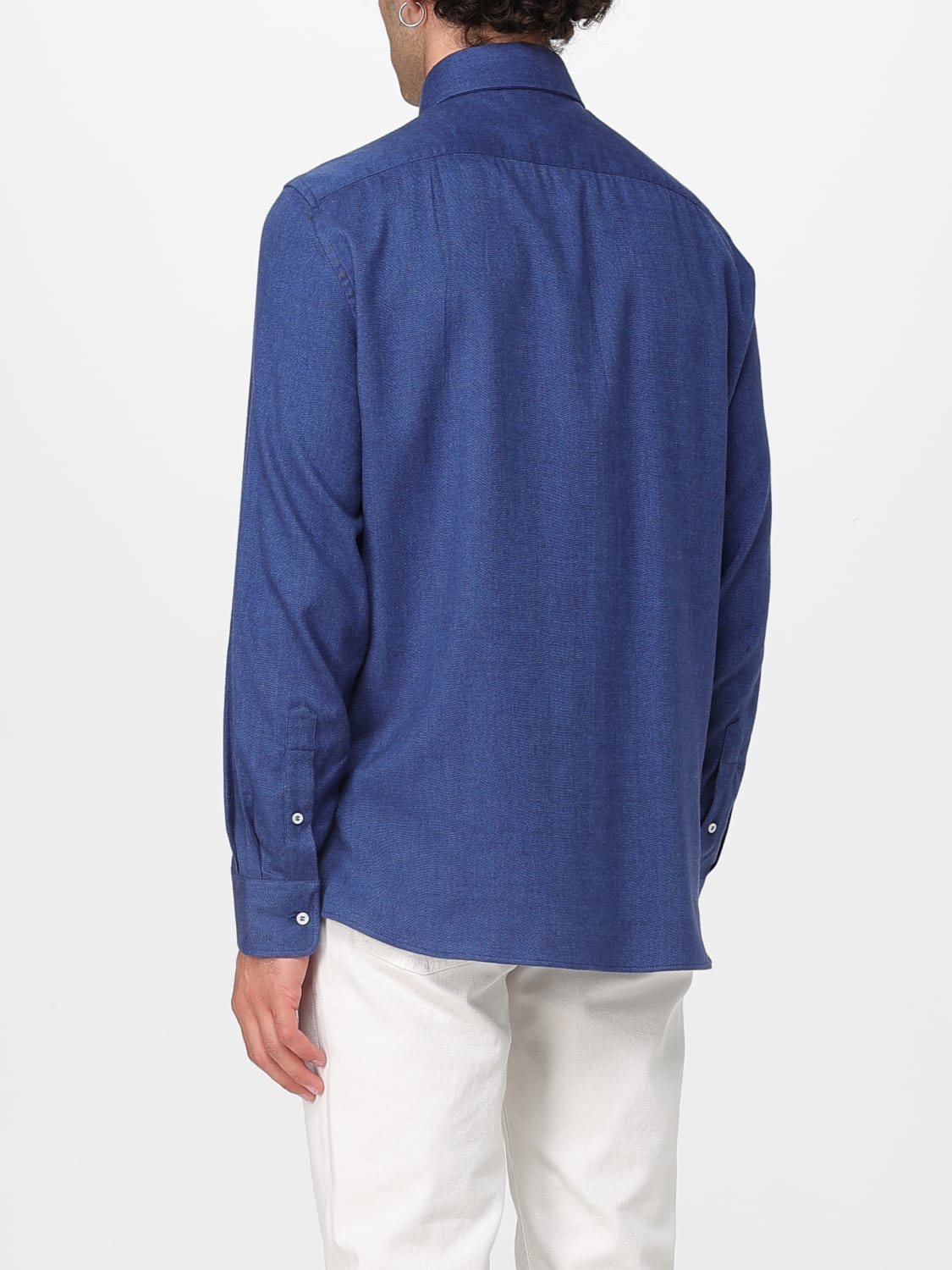 BRUNELLO CUCINELLI SHIRT: Shirt men Brunello Cucinelli, Blue 1 - Img 3