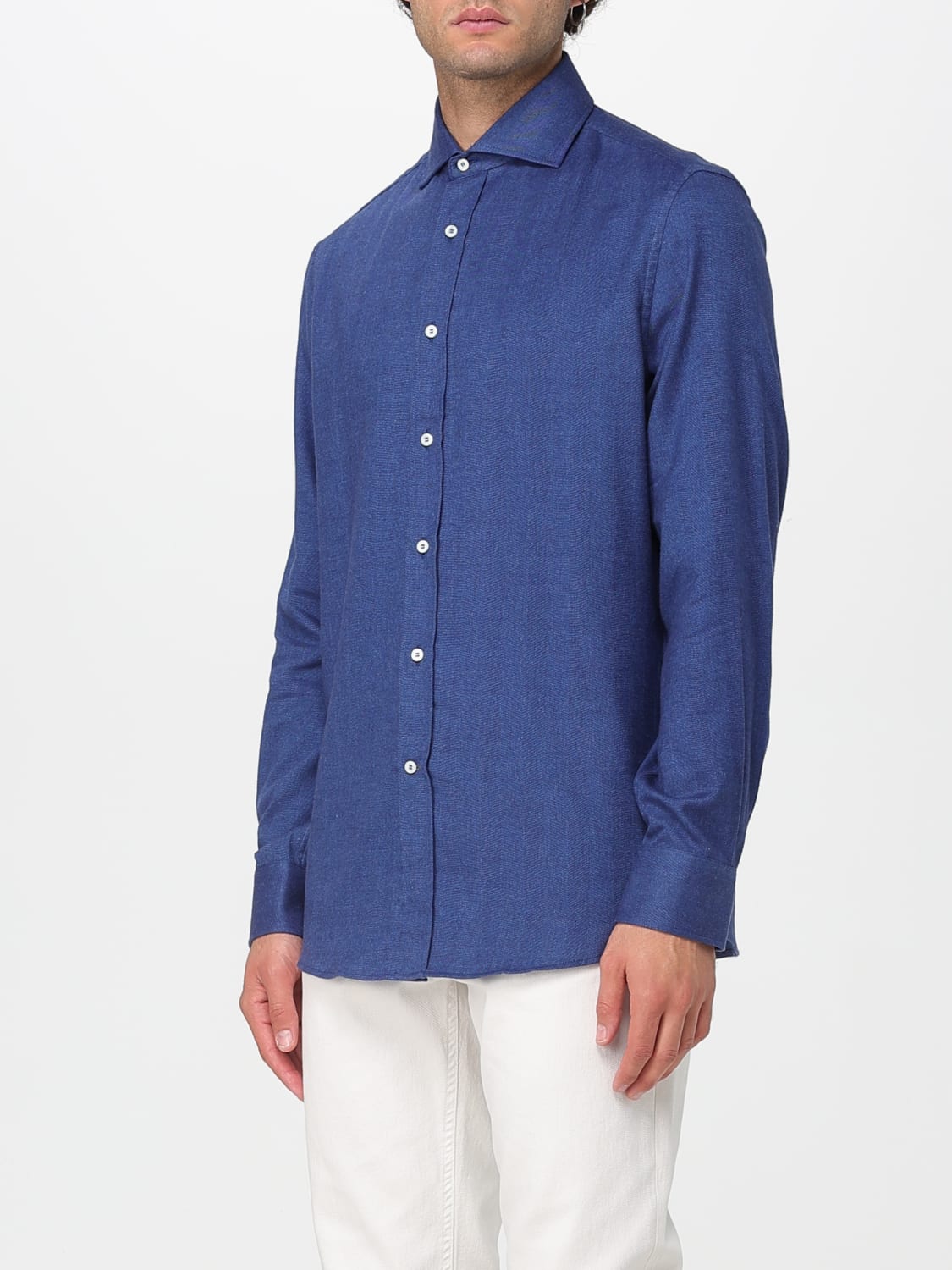 BRUNELLO CUCINELLI SHIRT: Shirt men Brunello Cucinelli, Blue 1 - Img 4