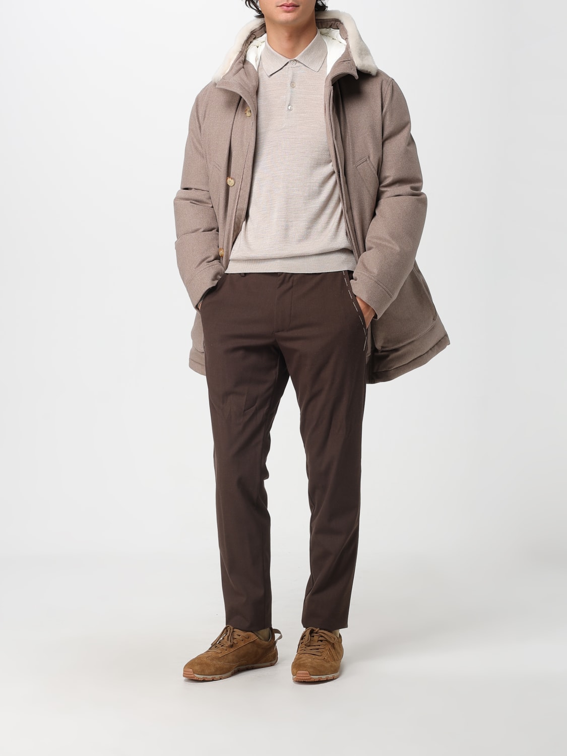 BRUNELLO CUCINELLI COAT: Jacket men Brunello Cucinelli, Beige - Img 2