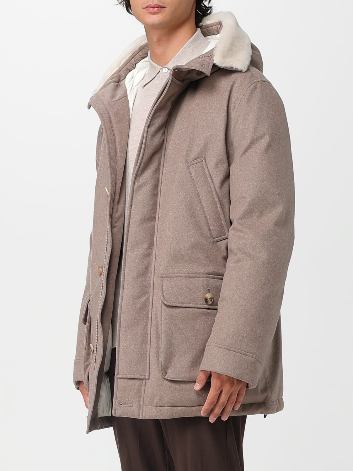 BRUNELLO CUCINELLI COAT: Jacket men Brunello Cucinelli, Beige - Img 4