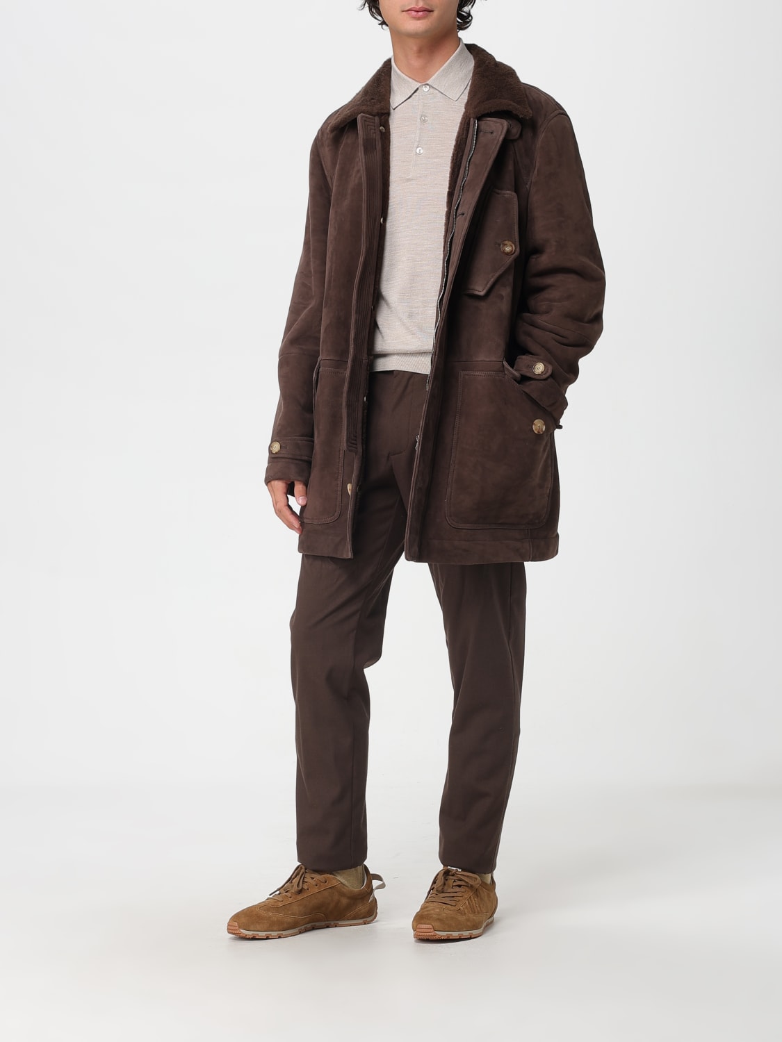 BRUNELLO CUCINELLI COAT: Jacket men Brunello Cucinelli, Brown - Img 2