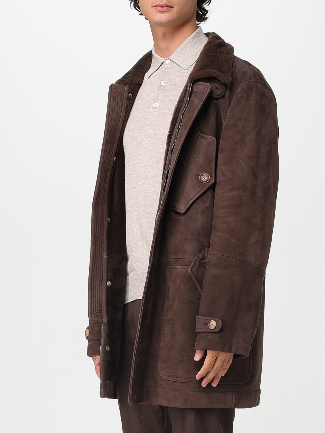 BRUNELLO CUCINELLI COAT: Jacket men Brunello Cucinelli, Brown - Img 4