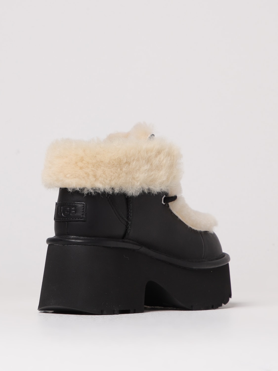 UGG BOOTS: Flat ankle boots woman UGG, Black - Img 3