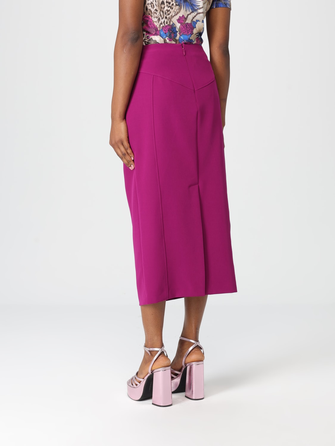 JUST CAVALLI ROCK: Rock damen Just Cavalli, Cherry - Img 2