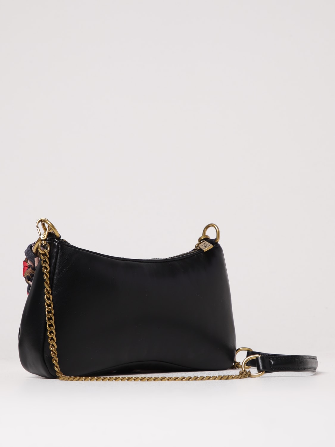 JUST CAVALLI BORSA A SPALLA: Borsa Just Cavalli in pelle sintetica con foulard , Nero - Img 2