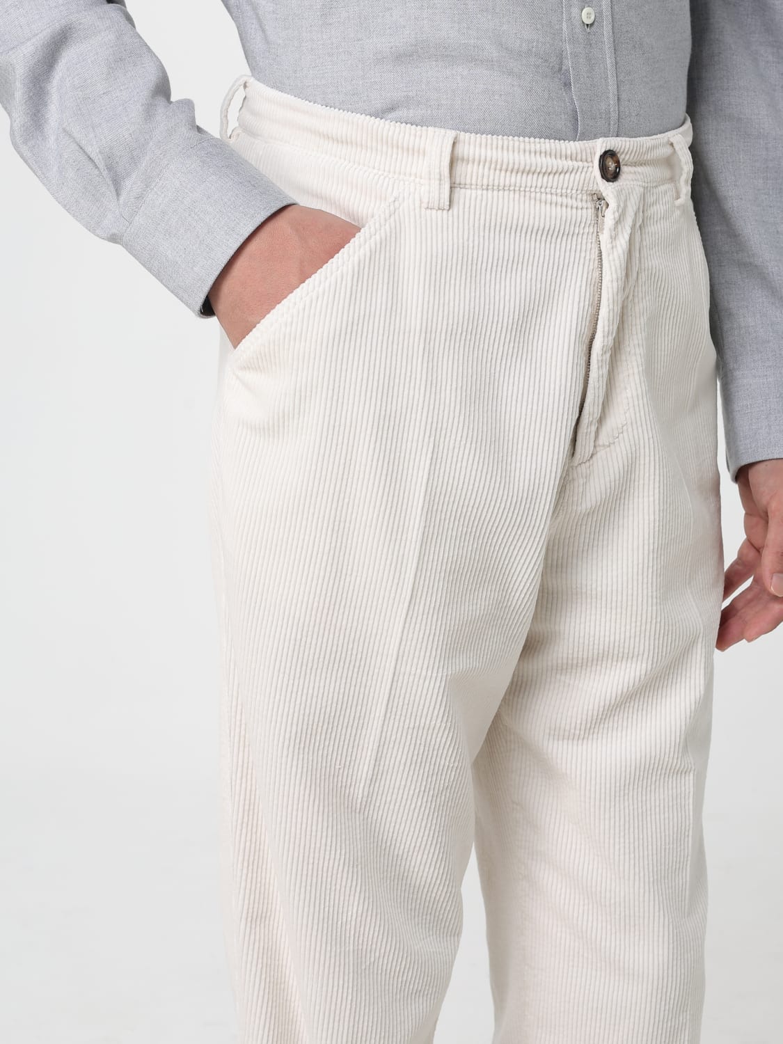 BRUNELLO CUCINELLI PANTS: Pants men Brunello Cucinelli, White - Img 5