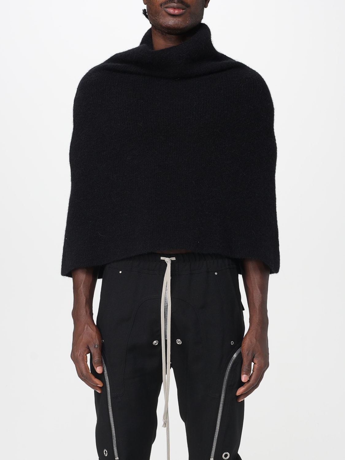 RICK OWENS SCARF: Jacket men Rick Owens, Black - Img 1