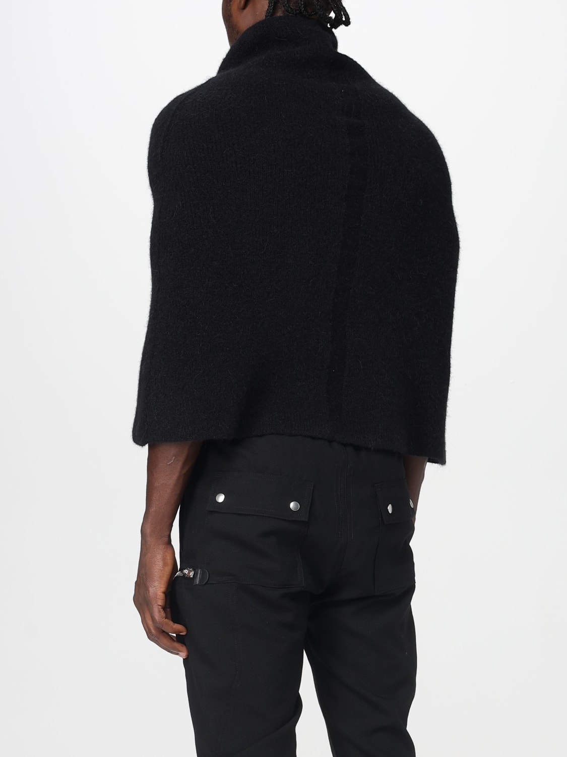 RICK OWENS SCARF: Jacket men Rick Owens, Black - Img 3