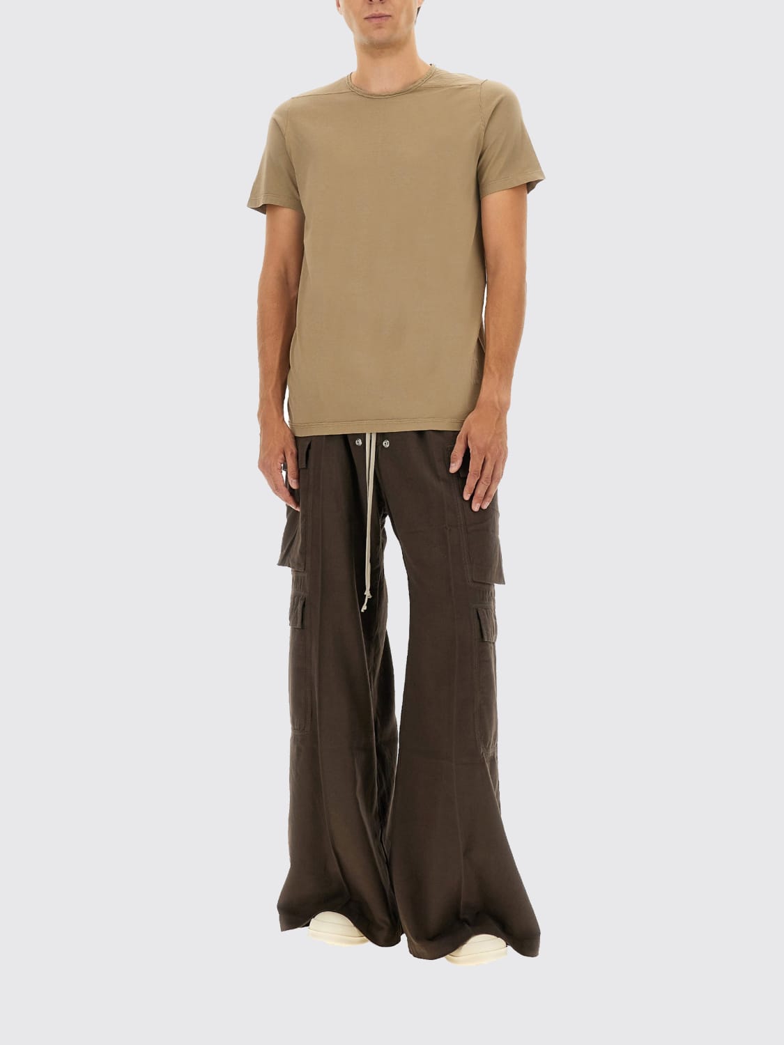 RICK OWENS DRKSHDW T-SHIRT: T-shirt men Rick Owens Drkshdw, Beige - Img 3