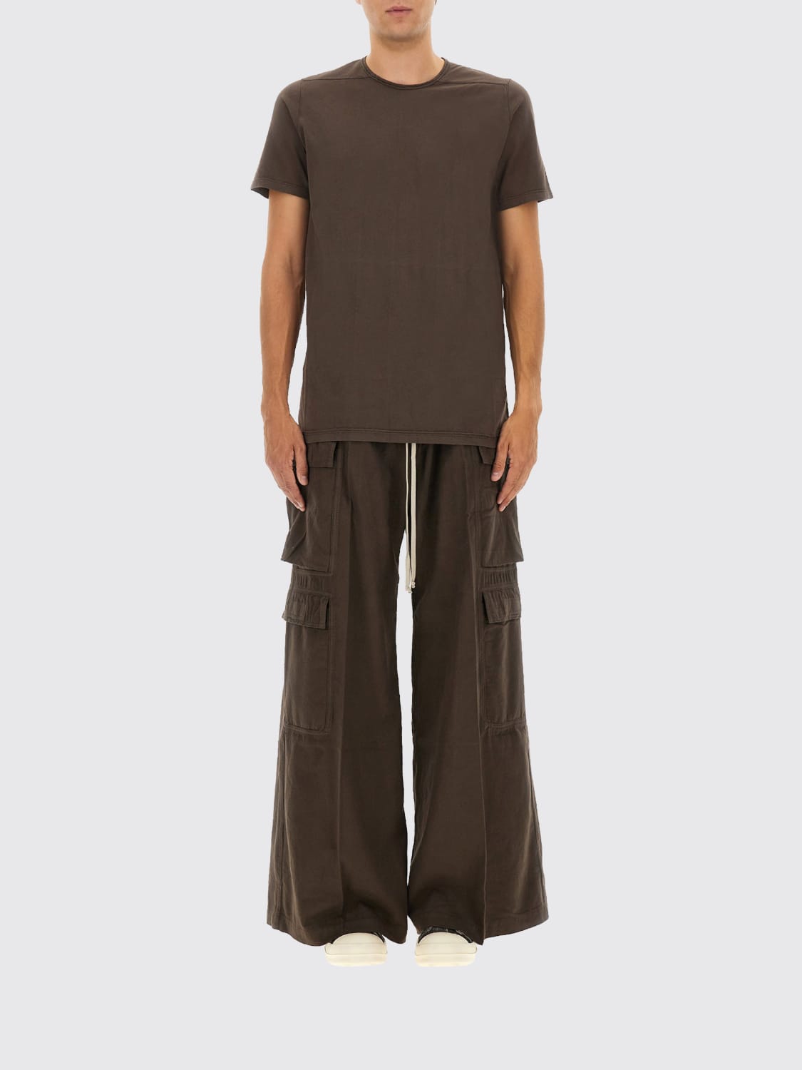 RICK OWENS DRKSHDW T-SHIRT: T-shirt men Rick Owens Drkshdw, Brown - Img 1