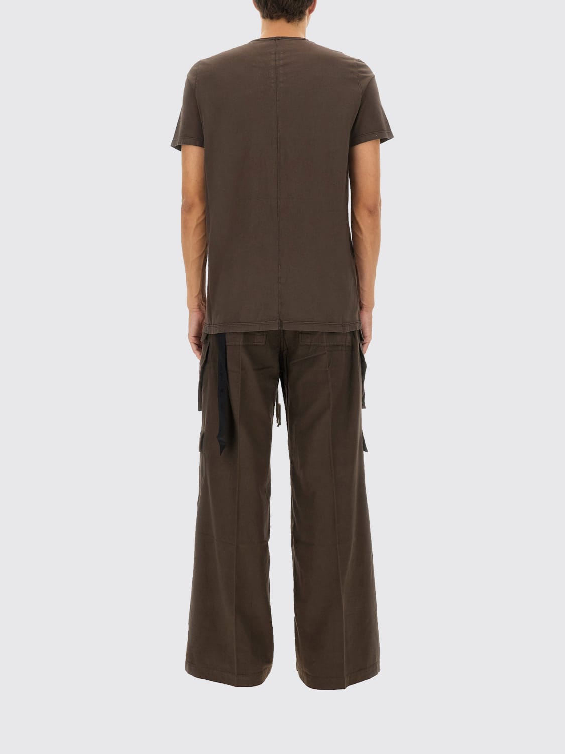 RICK OWENS DRKSHDW T-SHIRT: T-shirt men Rick Owens Drkshdw, Brown - Img 3