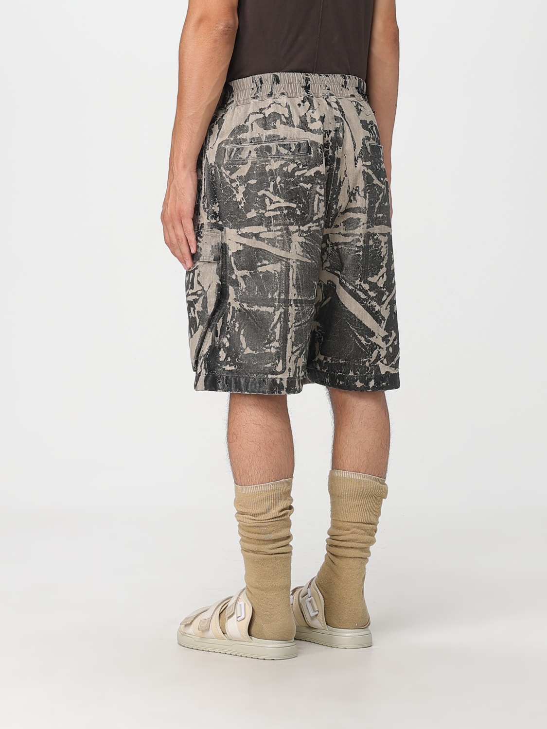 RICK OWENS DRKSHDW SHORTS: Shorts herren Rick Owens Drkshdw, Beige - Img 3