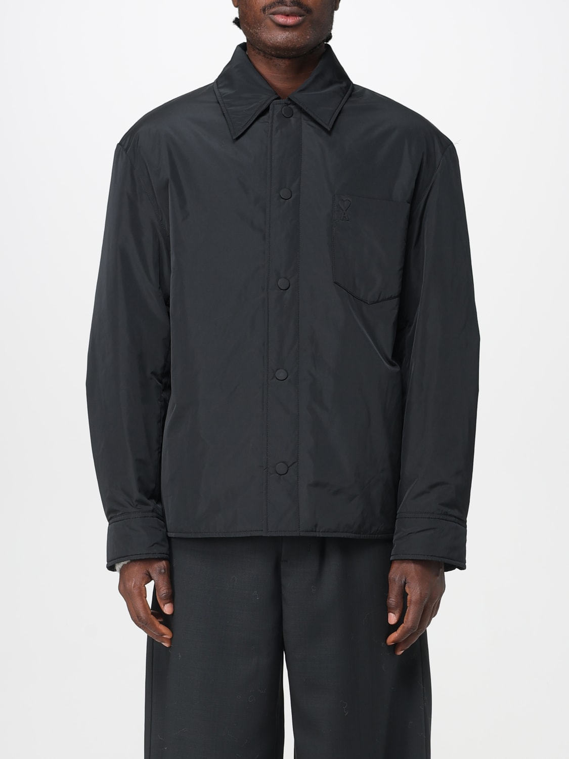 AMI PARIS JACKET: Shirt men Ami Paris, Black - Img 1