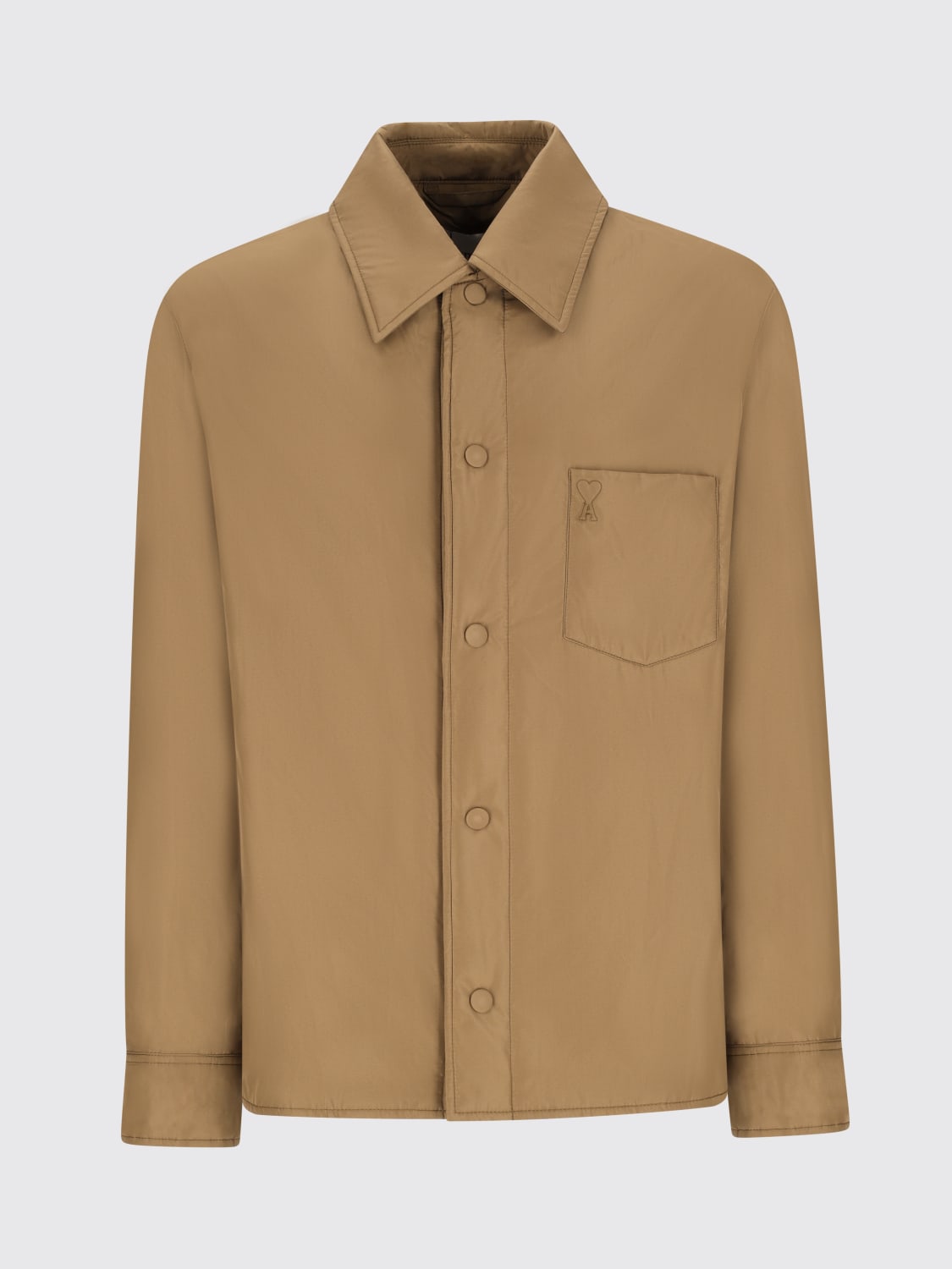 AMI PARIS JACKE: Hemd herren Ami Paris, Braun - Img 1