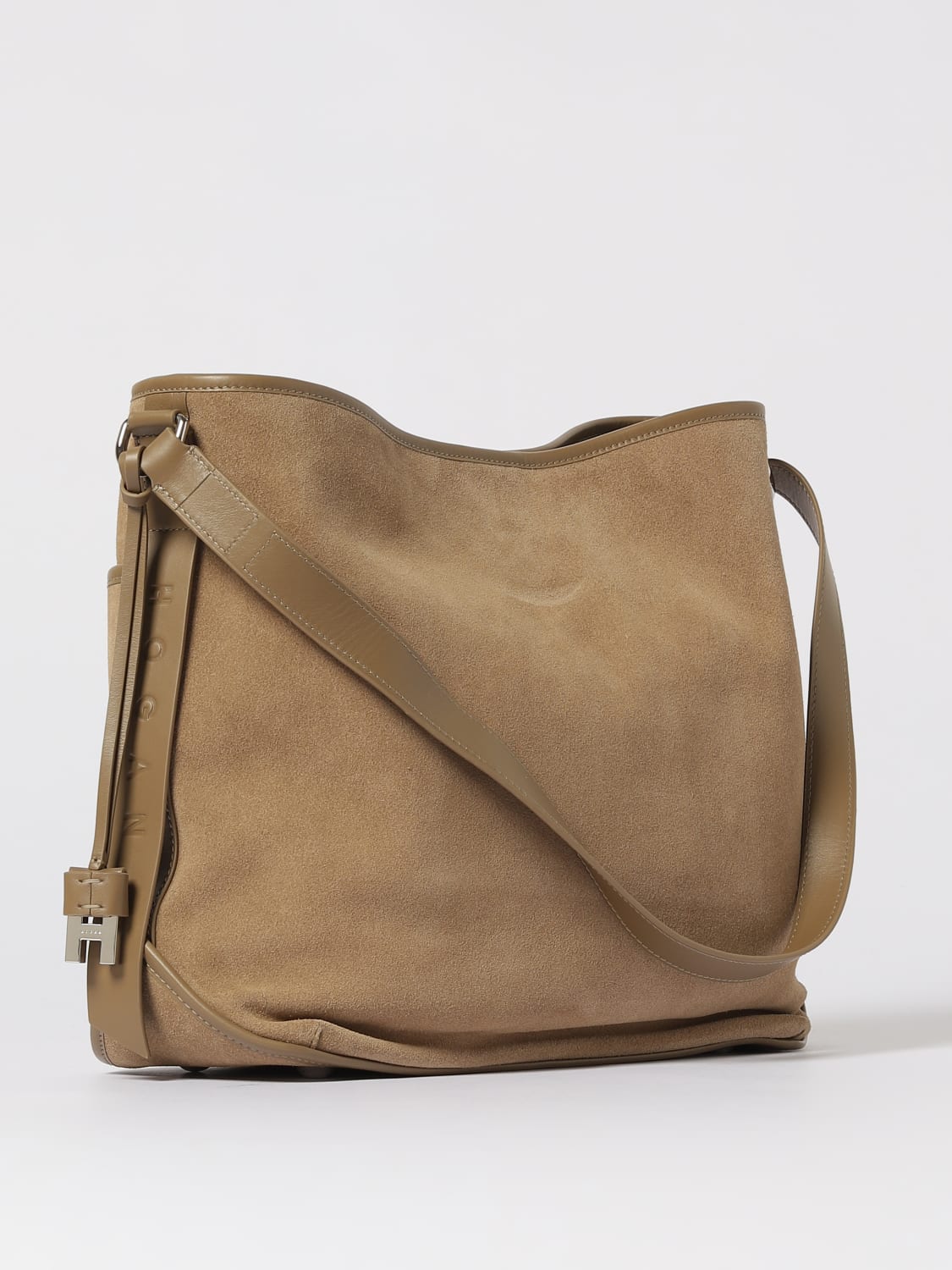 HOGAN SAC PORTÉ ÉPAULE: Sac porté main femme Hogan, Gris - Img 2