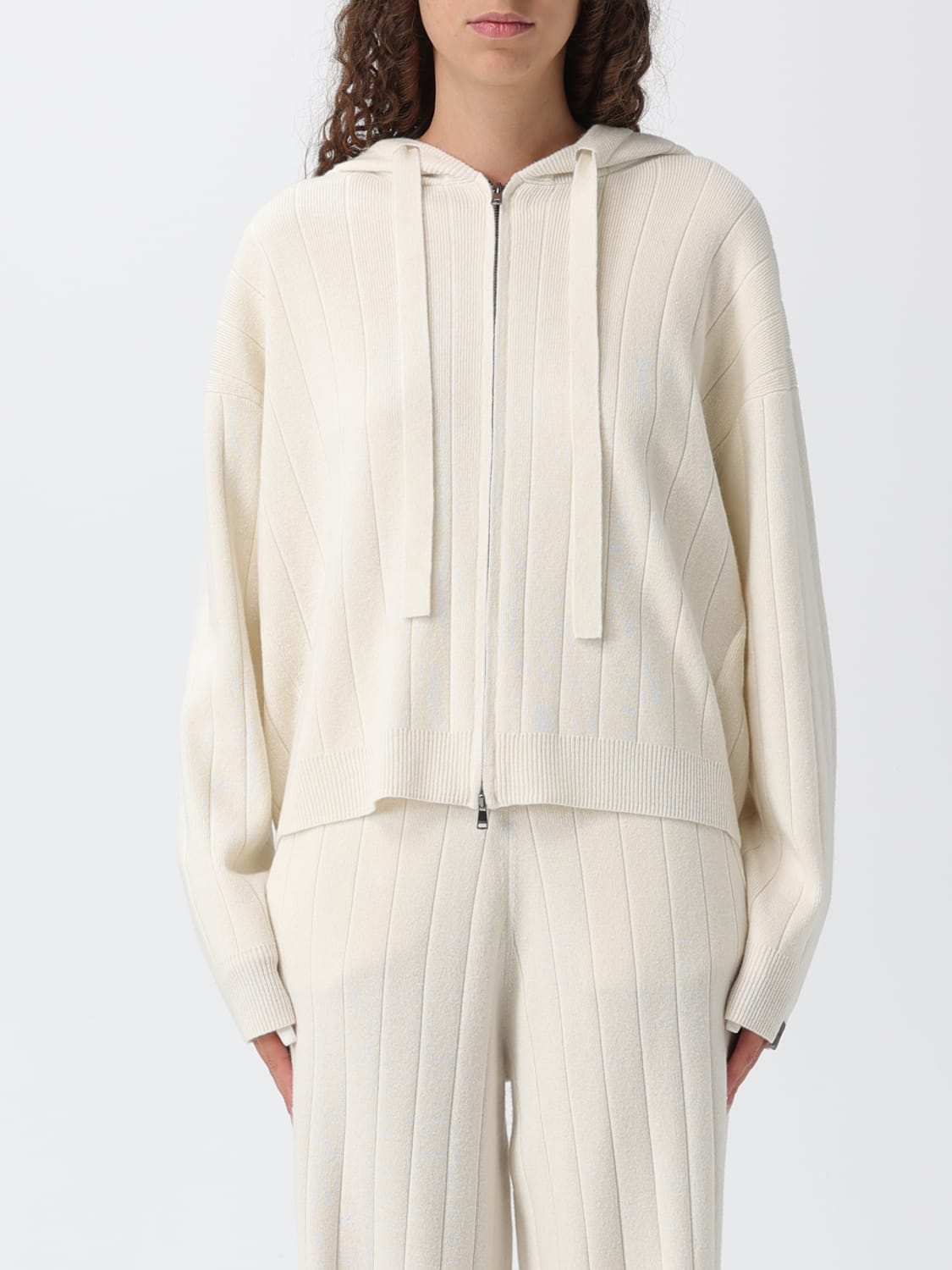 MAX MARA SWEATSHIRT: Sweater woman Max Mara, White - Img 1