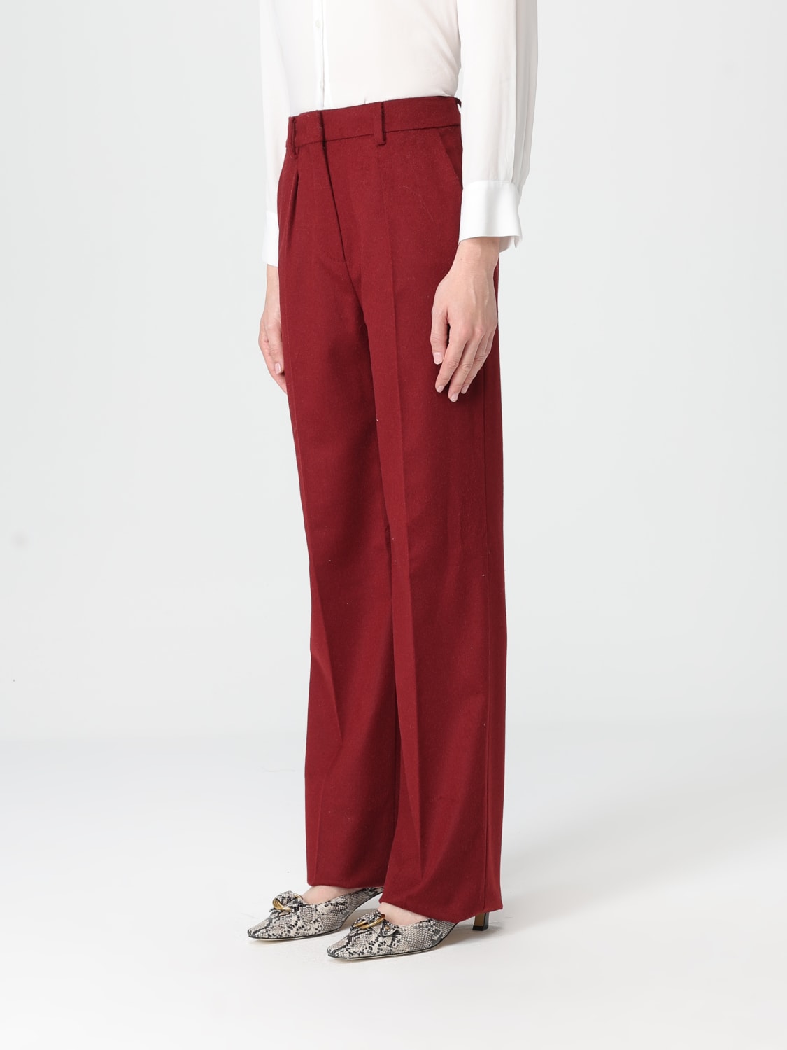 MAX MARA PANTS: Pants woman Max Mara, Red - Img 3