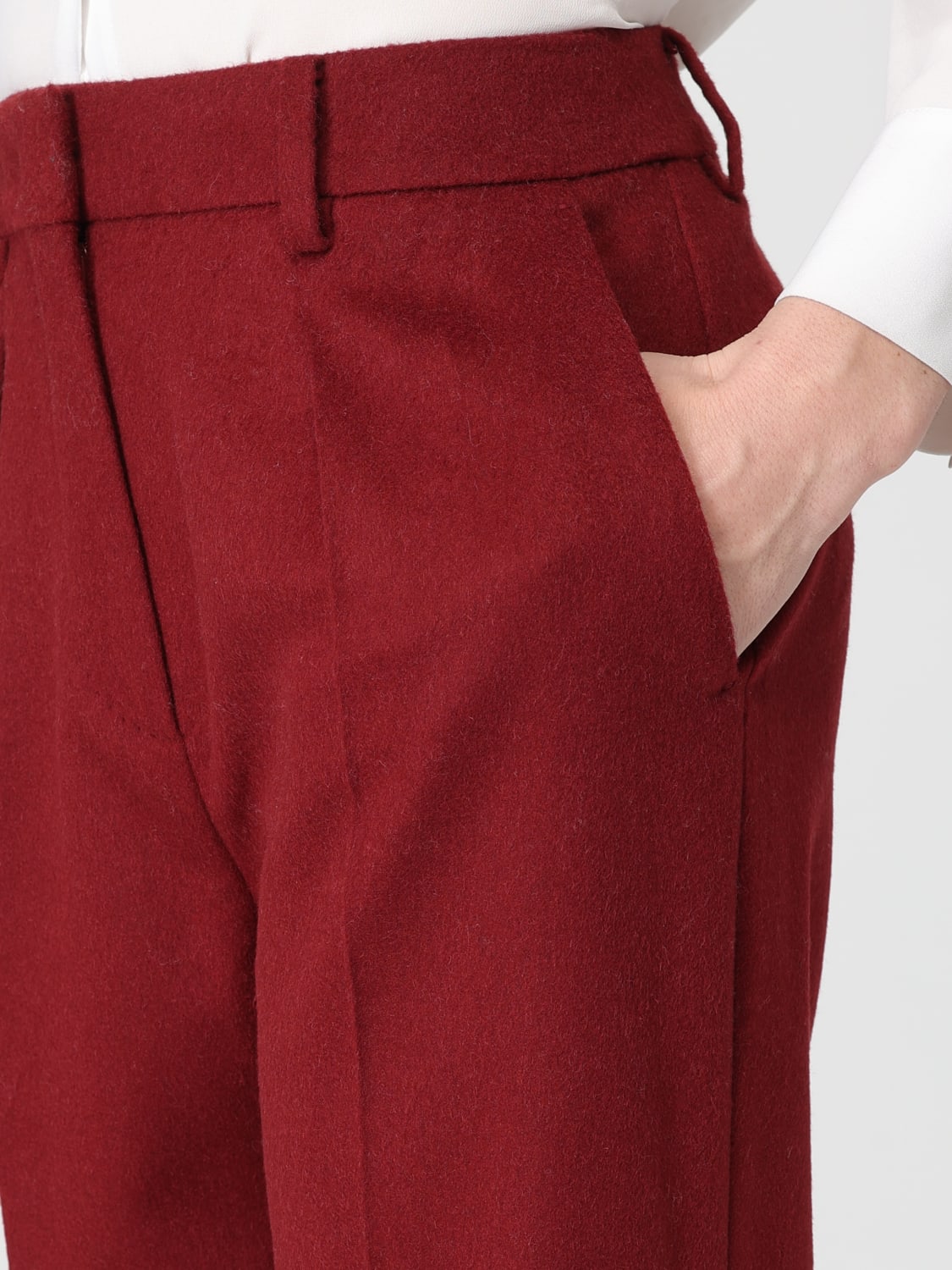 MAX MARA PANTS: Pants woman Max Mara, Red - Img 4