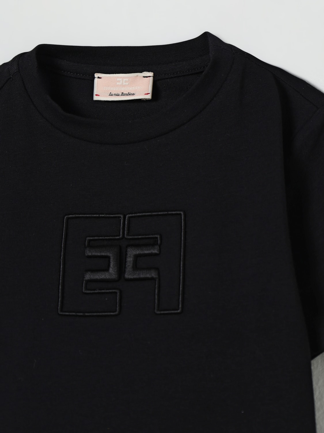 ELISABETTA FRANCHI LA MIA BAMBINA T-SHIRT: T-shirt kids Elisabetta Franchi La Mia Bambina, Black - Img 3