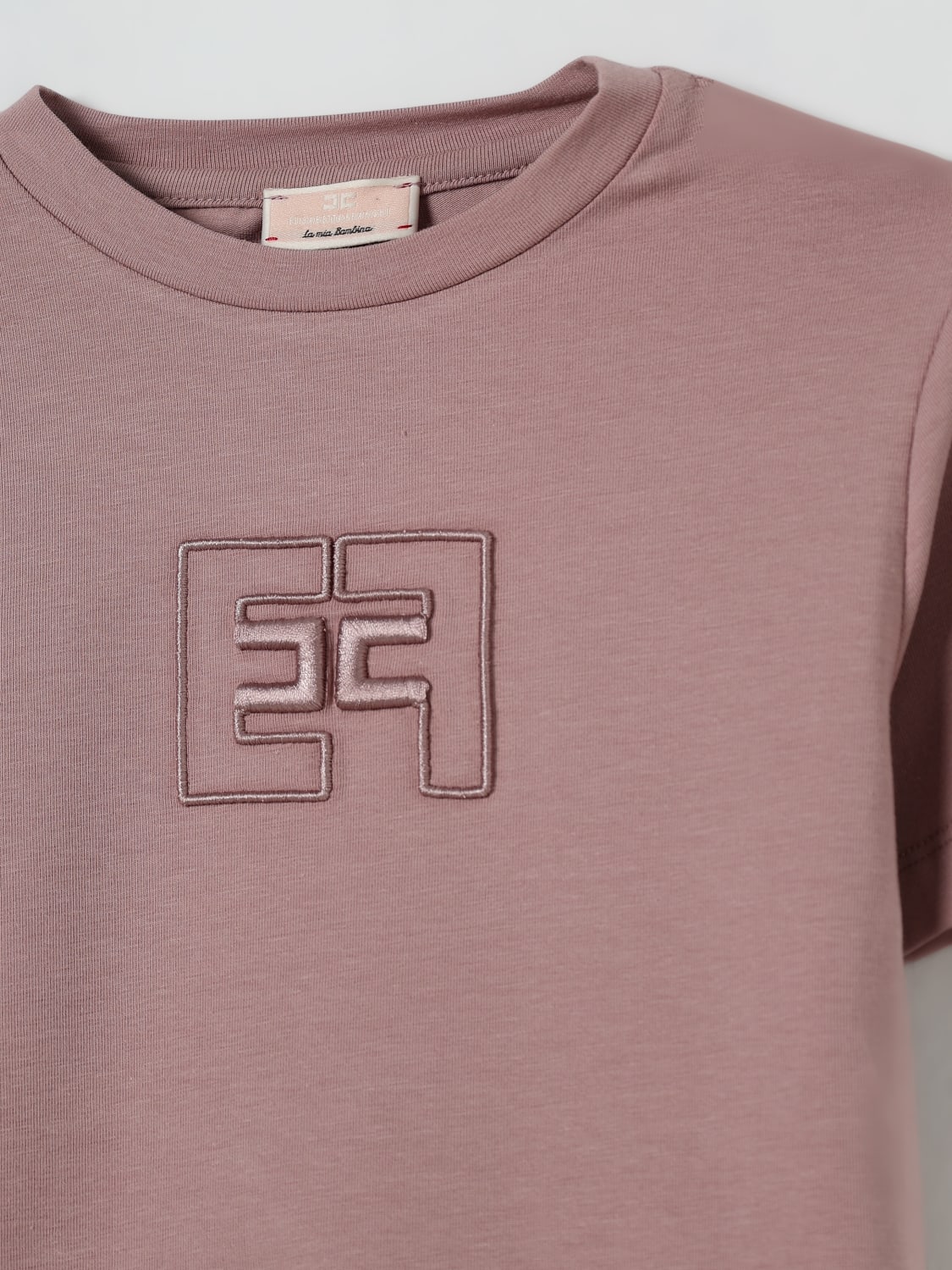 ELISABETTA FRANCHI LA MIA BAMBINA T-SHIRT: T-shirt kids Elisabetta Franchi La Mia Bambina, Wisteria - Img 3
