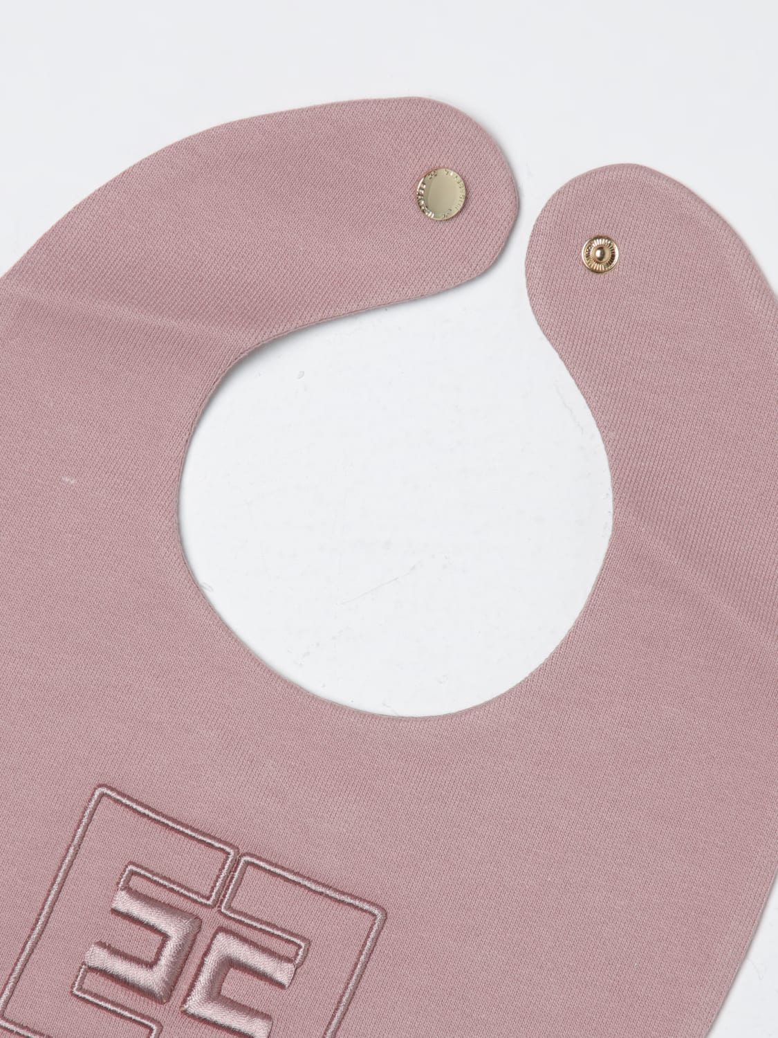 ELISABETTA FRANCHI LA MIA BAMBINA BAVAGLINO: Bavaglino con logo Elisabetta Franchi La Mia Bambina, Glicine - Img 2