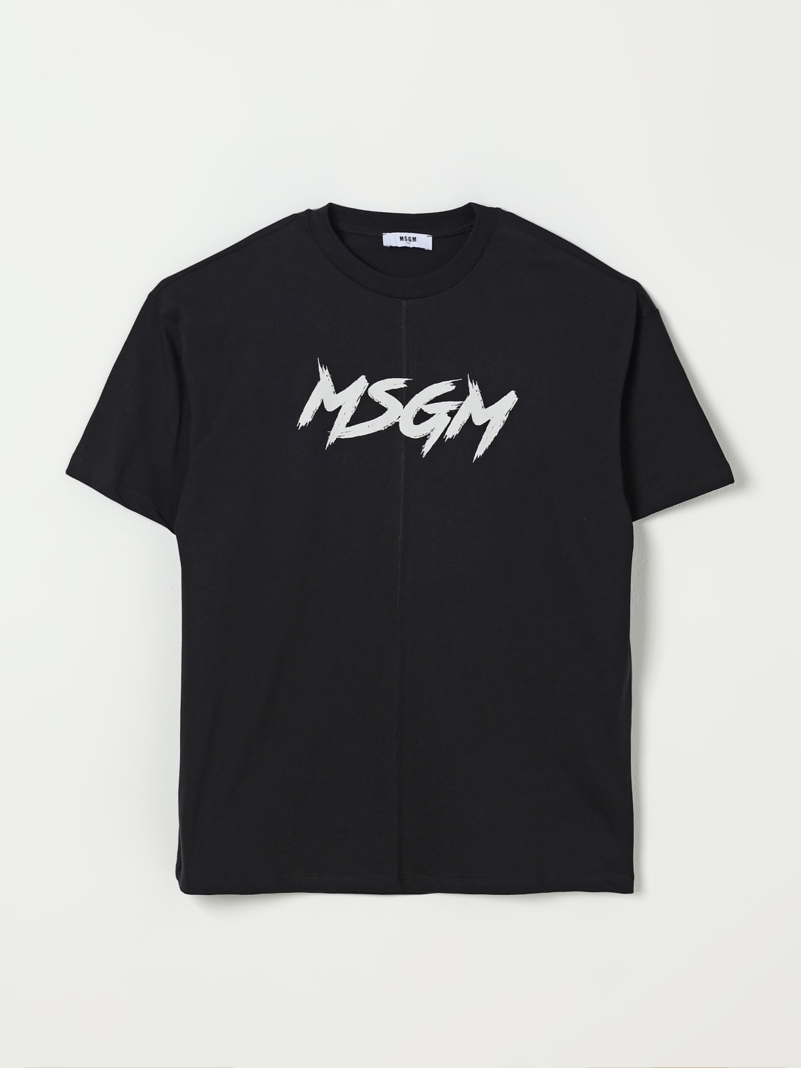 MSGM KIDS T-SHIRT: T-shirt kids MSGM Kids, Black - Img 1