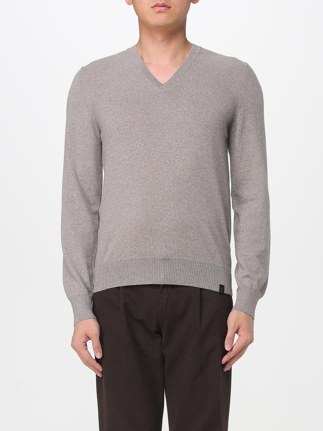FAY PULLOVER: Pullover herren Fay, Braun - Img 1