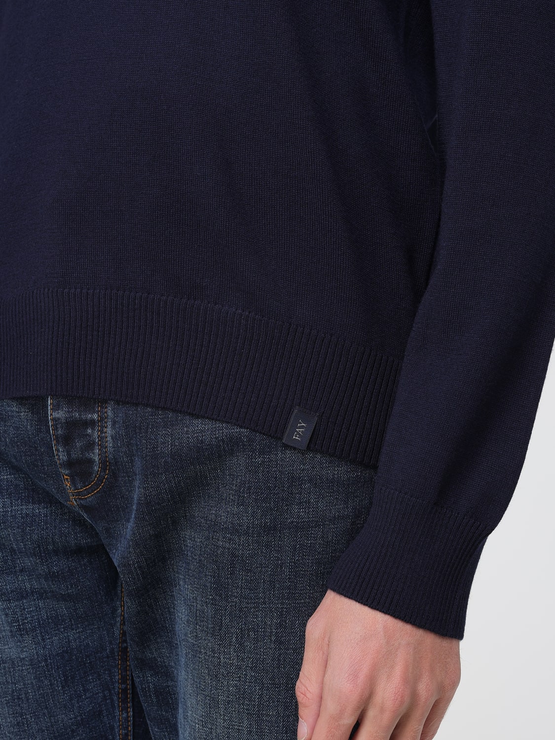 FAY PULLOVER: Pullover herren Fay, Navy - Img 3