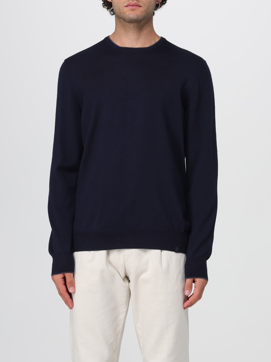 FAY SWEATER: Sweater men Fay, Blue - Img 1
