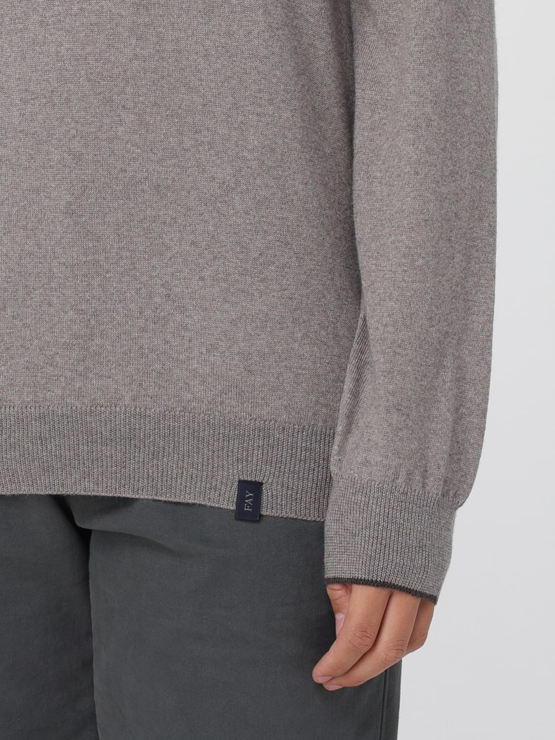 FAY PULLOVER: Pullover herren Fay, Braun - Img 3