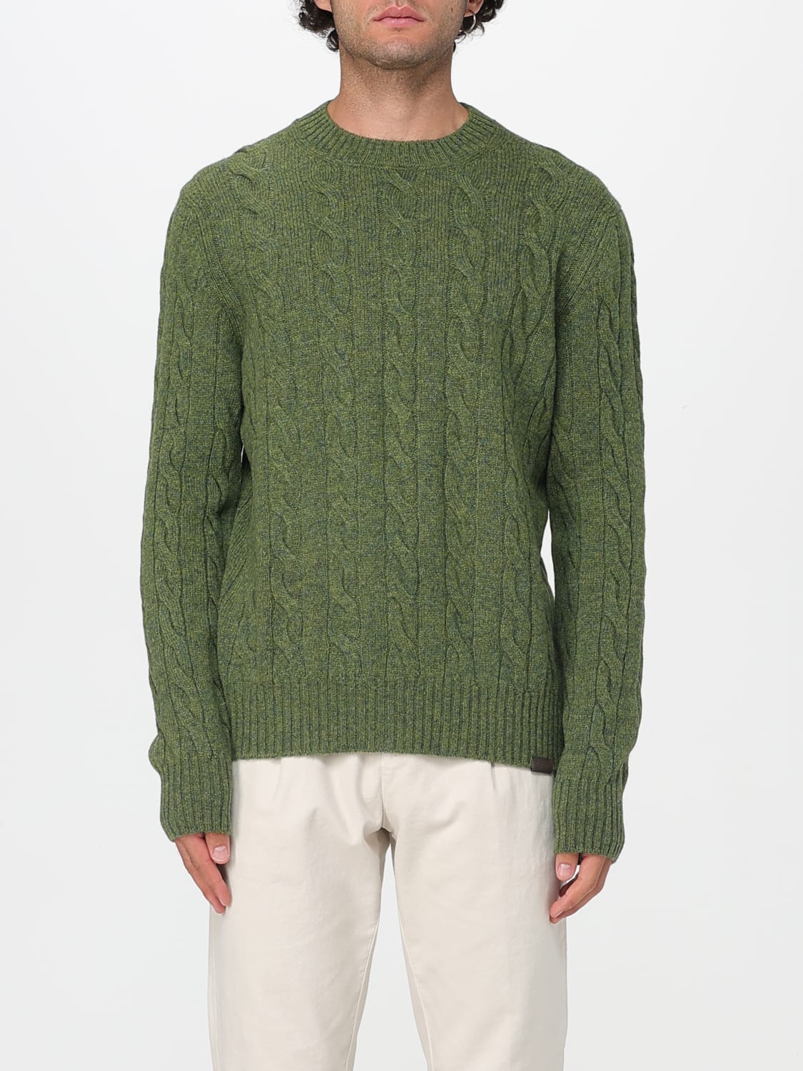 FAY SWEATER: Sweater men Fay, Green - Img 1