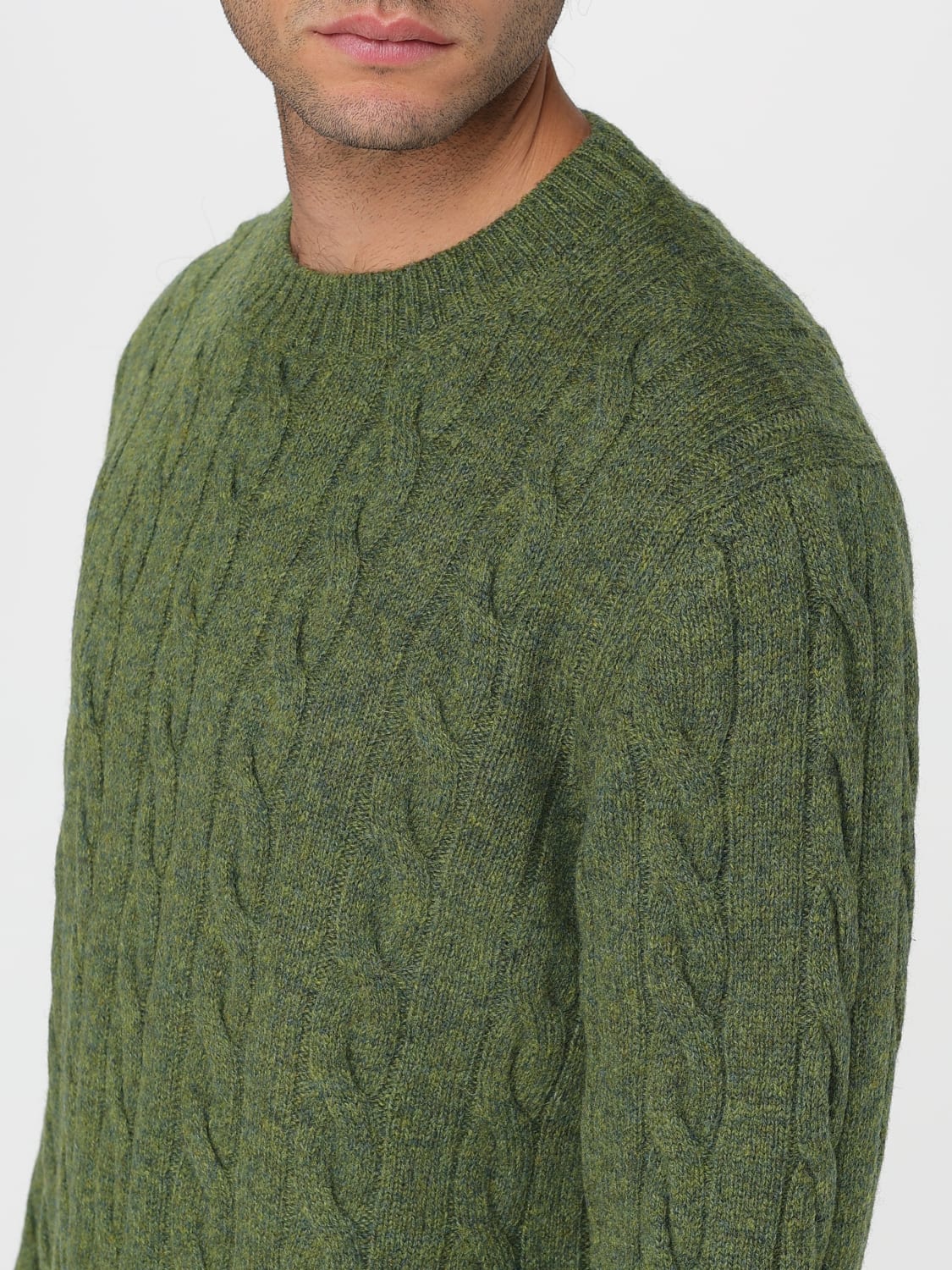 FAY SWEATER: Sweater men Fay, Green - Img 3