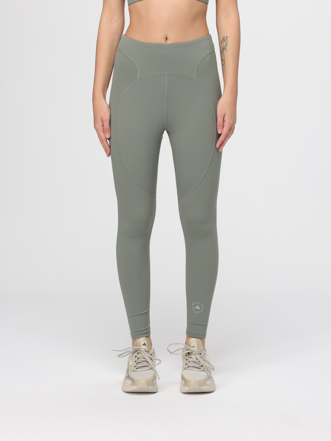 ADIDAS BY STELLA MCCARTNEY PANTALON: Pantalon femme Adidas by Stella McCartney, Vert - Img 1