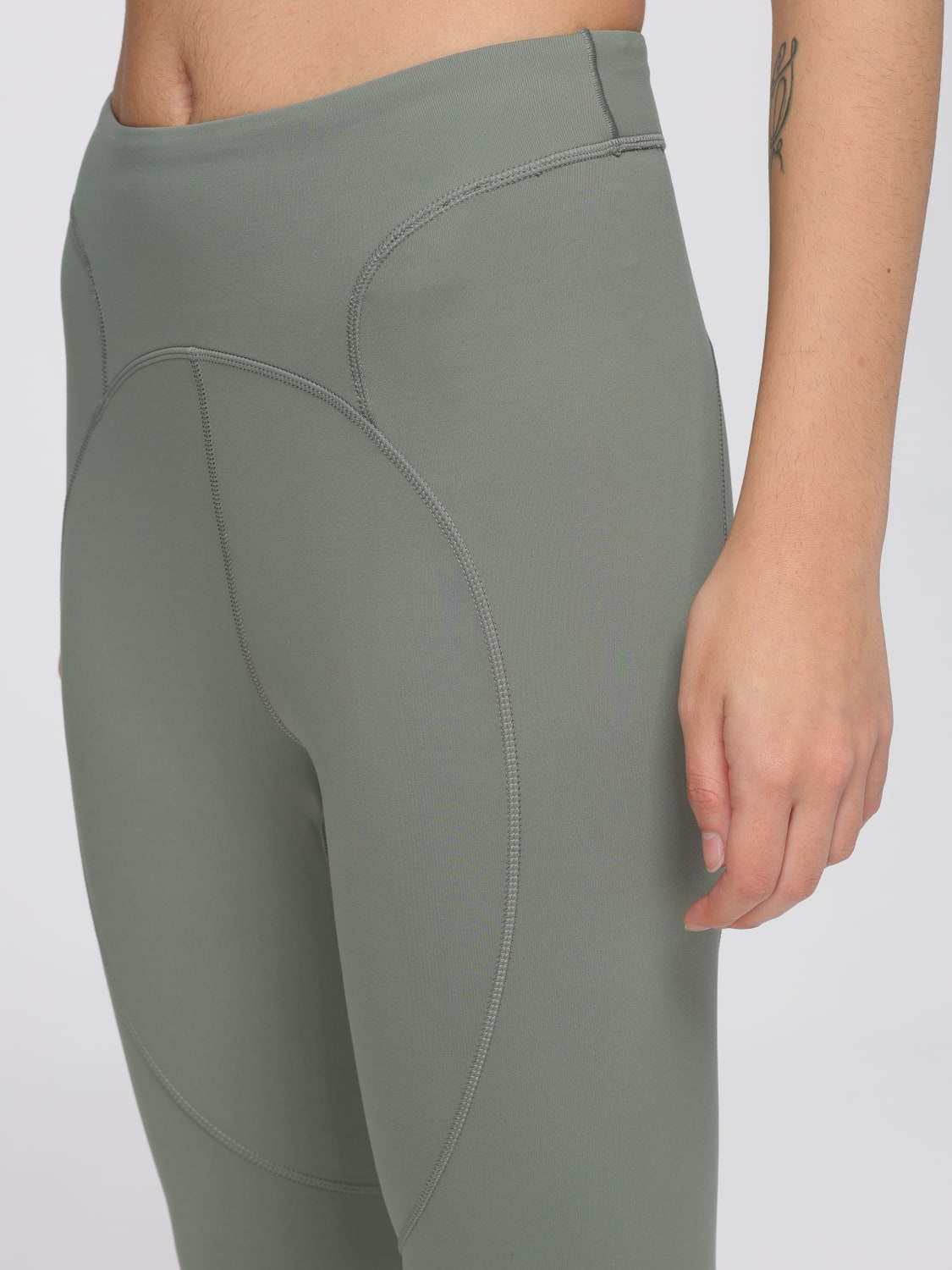 ADIDAS BY STELLA MCCARTNEY PANTALON: Pantalon femme Adidas by Stella McCartney, Vert - Img 4